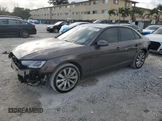 2017 Audi A4 Premium with VIN WAUGNAF44HN011207, listed as a Copart auction lot 50888385 with 110,237 mi miles and Salvage Title. Bid and sale history available at carsss.com. Image 1.