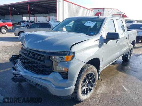 2024 Chevrolet Silverado 1500 Custom with VIN 3GCPABEK0RG422604, listed as a IAAI auction lot 41796792 with 2,848 mi miles and . Bid and sale history available at DreamBid. Image 2.