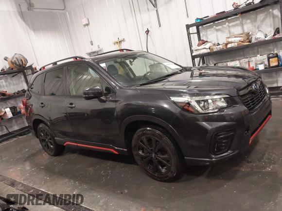 2019 Subaru Forester Sport with VIN JF2SKAPCXKH575981, listed as a IAAI auction lot 41897700 with 60,322 mi miles. Bid and sale history available at carsss.com. Image 13.
