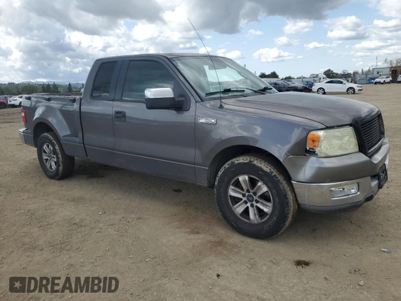 2005 Ford F-150 XLT with VIN 1FTPX02555KB64679, listed as a Copart auction lot 51839015 with 227,569 mi miles and Salvage Title. Bid and sale history available at carsss.com. Image 4.