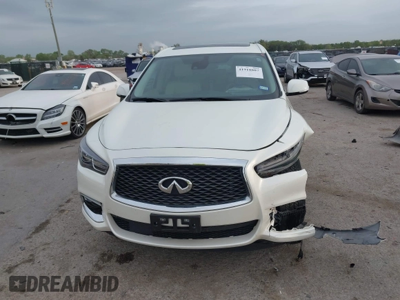 2020 Infiniti QX60 Pure with VIN 5N1DL0MN2LC531102, listed as a IAAI auction lot 41918887 with 55,284 mi miles and . Bid and sale history available at DreamBid. Image 13.