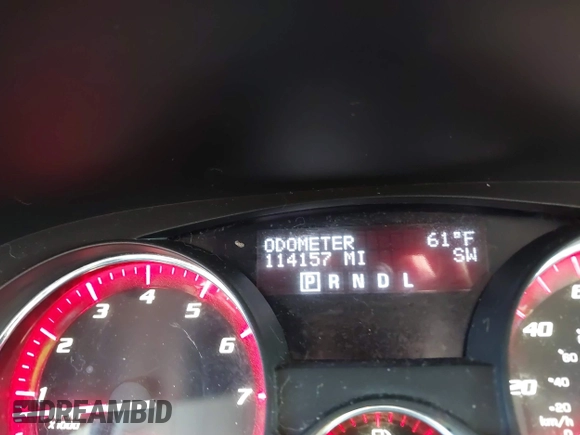 2011 GMC Acadia SLT1 with VIN 1GKKRRED6BJ208108, listed as a IAAI auction lot 41757852 with 114,157 mi miles. Bid and sale history available at carsss.com. Image 16.