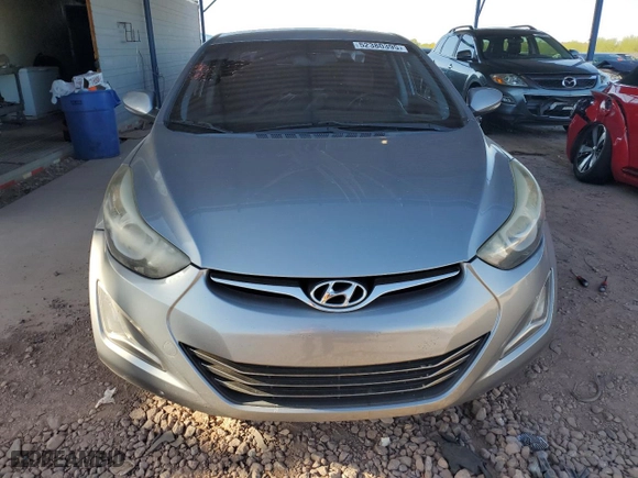 2015 Hyundai Elantra Limited with VIN KMHDH4AE8FU329070, listed as a Copart auction lot 52380395 with 130,054 mi miles and Salvage Title. Bid and sale history available at carsss.com. Image 5.