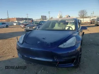 2018 Tesla Model 3 Long Range Battery with VIN 5YJ3E1EB9JF075202, listed as a Copart auction lot 87616115 with 76,881 mi miles and Salvage Title. Bid and sale history available at DreamBid. Image 12.