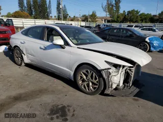 2021 Hyundai Sonata SEL with VIN KMHL14JA6MA153051, listed as a Copart auction lot 49714905 with 59,558 mi miles and Non Repairable. Bid and sale history available at carsss.com. Image 4.