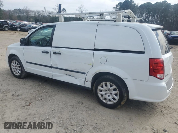 2014 Ram Cargo Van Tradesman with VIN 2C4JRGAG0ER400555, listed as a Copart auction lot 87909855 with 101,304 mi miles and Clean Title. Bid and sale history available at DreamBid. Image 2.