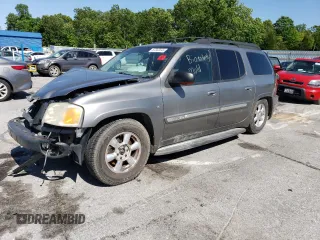 2005 GMC Envoy SLT z VIN 1GKET16M356134877, wystawiony jako Copart lot #57333345 z przebiegiem 205 714 mil mil oraz Szkoda całkowita • Salvage title. Historia ofert i sprzedaży dostępna na DreamBid. Obrazek 1.