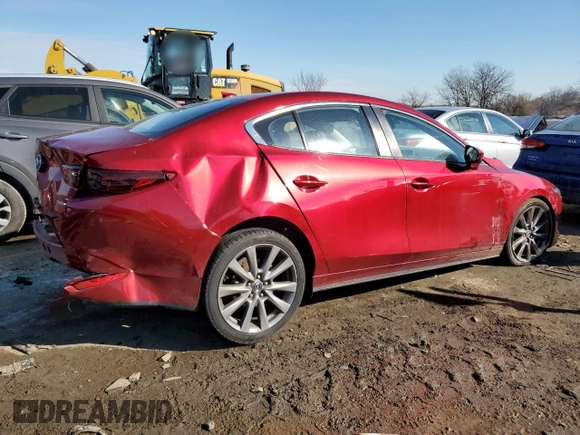 2019 Mazda 3 w/Select with VIN JM1BPACL1K1107619, listed as a Copart auction lot 42220895 with Not Provided miles and Salvage Title. Bid and sale history available at carsss.com. Image 3.
