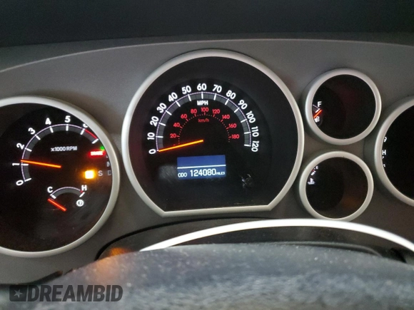 2011 Toyota Tundra 4WD Truck LTD with VIN 5TFBY5F15BX196980, listed as a Copart auction lot 51797675 with 124,080 mi miles and Salvage Title. Bid and sale history available at carsss.com. Image 9.