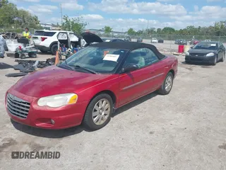 2005 Chrysler Sebring Limited with VIN 1C3EL65R15N655774, listed as a IAAI auction lot 41901887 with 98,380 mi miles and . Bid and sale history available at DreamBid. Image 2.