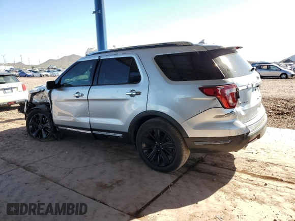 2018 Ford Explorer Limited with VIN 1FM5K7F81JGA82752, listed as a Copart auction lot 50559395 with 76,612 mi miles and Salvage Title. Bid and sale history available at carsss.com. Image 2.
