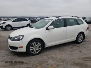 2012 Volkswagen Jetta SportWagen TDI w/Sunroof & Nav with VIN 3VWPL7AJ5CM632433, listed as a Copart auction lot 43709665 with 93,390 mi miles and Salvage Title. Bid and sale history available at carsss.com. Image 1.