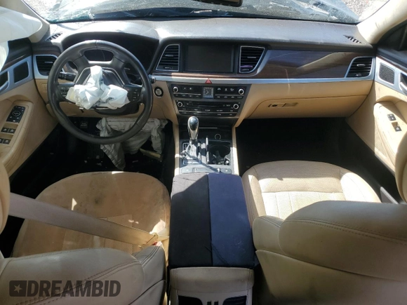 2015 Hyundai Genesis 3.8L with VIN KMHGN4JE9FU048868, listed as a Copart auction lot 71912294 with 125,107 mi miles and Clean Title. Bid and sale history available at carsss.com. Image 8.