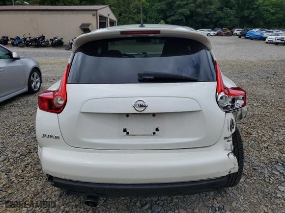 2014 Nissan Juke NISMO RS with VIN JN8DF5MV7ET150832, listed as a Copart auction lot 61858234 with 94,512 mi miles and Salvage Title. Bid and sale history available at carsss.com. Image 6.