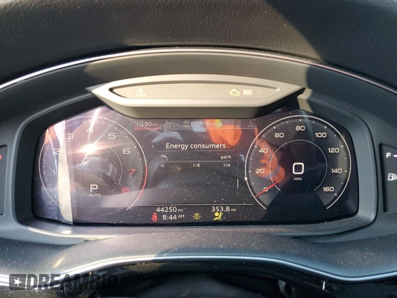 2020 Audi Q7 Premium Plus with VIN WA1LJAF74LD011658, listed as a Copart auction lot 88143785 with 44,250 mi miles and Salvage title. Bid and sale history available at DreamBid. Image 9.