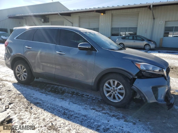 2019 Kia Sorento L with VIN 5XYPG4A33KG596373, listed as a Copart auction lot 89039395 with 96,420 mi miles and Salvage Title. Bid and sale history available at carsss.com. Image 4.