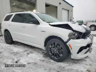 2022 Dodge Durango R/T Plus with VIN 1C4SDJCT9NC222017, listed as a Copart auction lot 44857545 with 7,065 mi miles and Non repairable. Bid and sale history available at DreamBid. Image 4.