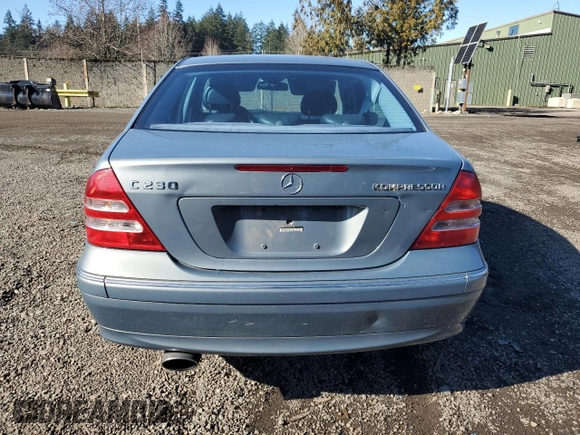 2004 Mercedes-Benz C 230 Kompressor with VIN WDBRF40J04F508198, listed as a Copart auction lot 46546825 with 72,238 mi miles and Salvage Title. Bid and sale history available at DreamBid. Image 6.