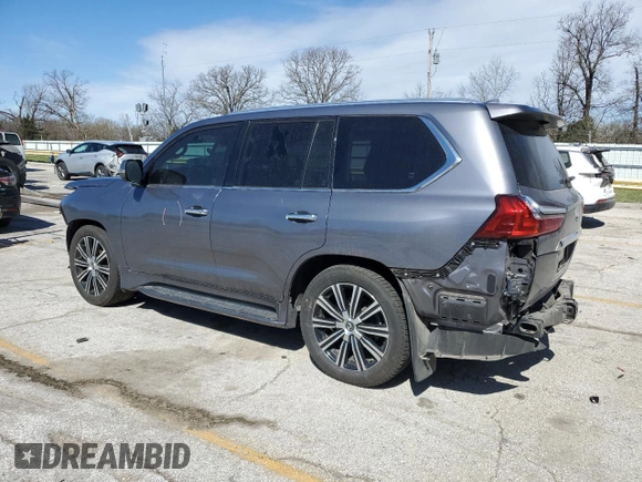 2019 Lexus LX with VIN JTJHY7AX5K4299204, listed as a Copart auction lot 49465625 with 65,317 mi miles and Salvage Title. Bid and sale history available at carsss.com. Image 2.