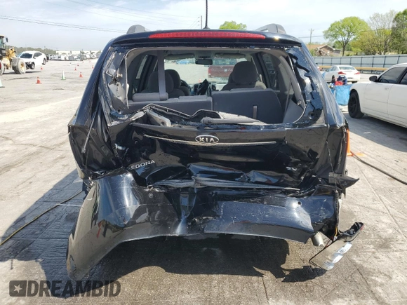 2011 Kia Sedona EX with VIN KNDMH4C7XB6393046, listed as a Copart auction lot 53844675 with 139,087 mi miles and Salvage Title. Bid and sale history available at DreamBid. Image 6.