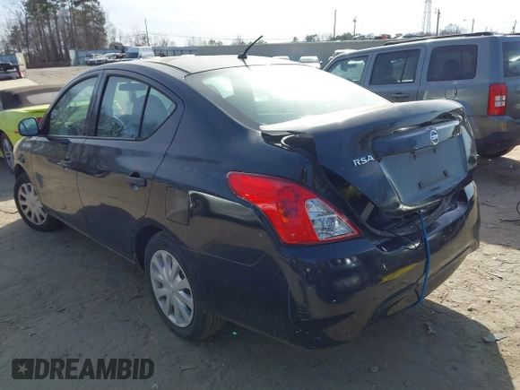 2015 Nissan Versa SV with VIN 3N1CN7AP8FL875926, listed as a IAAI auction lot 41756395 with 180,699 mi miles. Bid and sale history available at carsss.com. Image 3.