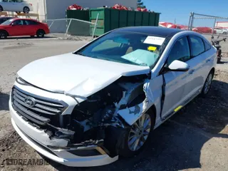 2015 Hyundai Sonata 2.4L Sport with VIN 5NPE34AF6FH227230, listed as a IAAI auction lot 41843379 with 186,332 mi miles. Bid and sale history available at carsss.com. Image 6.