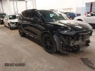 2020 Chevrolet Blazer RS z VIN 3GNKBKRS0LS547342, wystawiony jako IAAI lot #42014876 z przebiegiem 47 913 mil mil oraz . Historia ofert i sprzedaży dostępna na DreamBid. Obrazek 1.