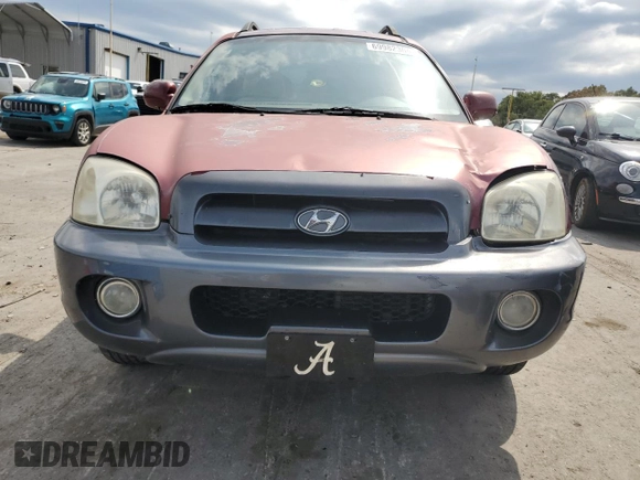 2005 Hyundai Santa Fe GLS with VIN KM8SC13D95U969084, listed as a Copart auction lot 69982304 with 202,979 mi miles and Clean Title. Bid and sale history available at carsss.com. Image 5.