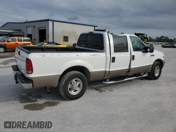 2002 Ford F-250 XL with VIN 1FTNW20S32EA38538, listed as a Copart auction lot 76174884 with 203,007 mi miles and Non Repairable. Bid and sale history available at DreamBid. Image 3.
