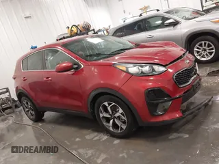 2020 Kia Sportage LX with VIN KNDPM3AC2L7648366, listed as a IAAI auction lot 41675795 with 18,745 mi miles. Bid and sale history available at carsss.com. Image 14.