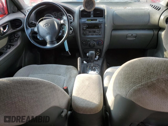 2005 Hyundai Santa Fe GLS with VIN KM8SC13D45U894066, listed as a Copart auction lot 53808385 with 122,880 mi miles and Salvage Title. Bid and sale history available at carsss.com. Image 8.