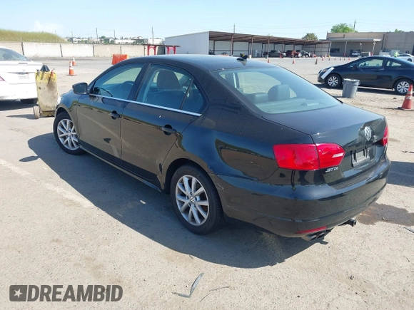 2014 Volkswagen Jetta Sedan SE w/Connectivity/Sunroof PZEV with VIN 3VWD17AJ8EM434456, listed as a IAAI auction lot 42099297 with 92,773 mi miles. Bid and sale history available at carsss.com. Image 3.