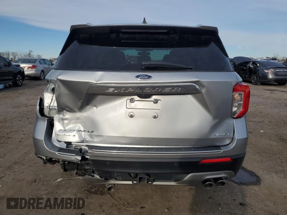 2022 Ford Explorer Platinum with VIN 1FM5K8HC2NGA20340, listed as a Copart auction lot 84828474 with 39,477 mi miles and Salvage Title. Bid and sale history available at carsss.com. Image 6.