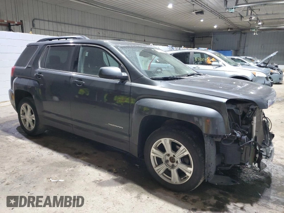 2017 GMC Terrain SLE with VIN 2GKFLTEK1H6190220, listed as a Copart auction lot 88753315 with 115,735 mi miles and Salvage Title. Bid and sale history available at carsss.com. Image 4.