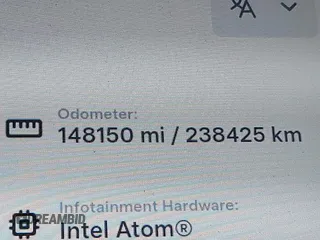 2013 Tesla Model S Performance z VIN 5YJSA1CP1DFP21827, wystawiony jako IAAI lot #42494897 z przebiegiem 148 150 mil mil oraz . Historia ofert i sprzedaży dostępna na DreamBid. Obrazek 16.