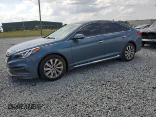 2016 Hyundai Sonata Sport with VIN 5NPE34AF7GH390860, listed as a Copart auction lot 53282325 with 140,947 mi miles and Salvage Title. Bid and sale history available at DreamBid. Image 1.