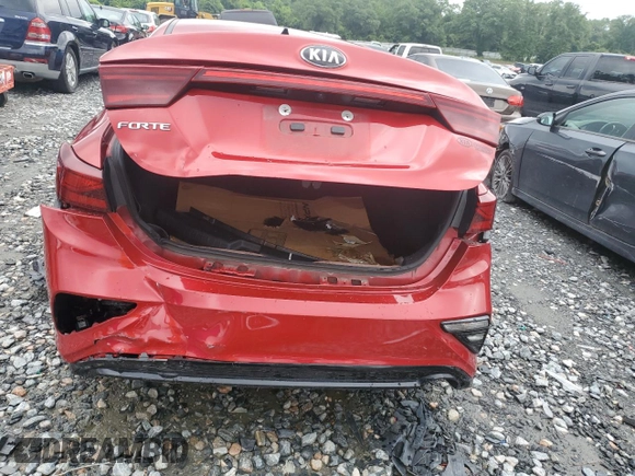 2021 Kia Forte LXS с VIN 3KPF24AD7ME341146, выставлен на аукционе Copart как лот 58122615 с пробегом 72 554 миль миль и Списание • Salvage title. История ставок и продаж доступна на DreamBid. Изображение 6.