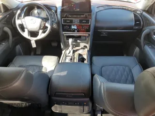 2023 Nissan Armada Platinum with VIN JN8AY2CC4P9182942, listed as a Copart auction lot 83976494 with 12,506 mi miles and Salvage Title. Bid and sale history available at carsss.com. Image 8.