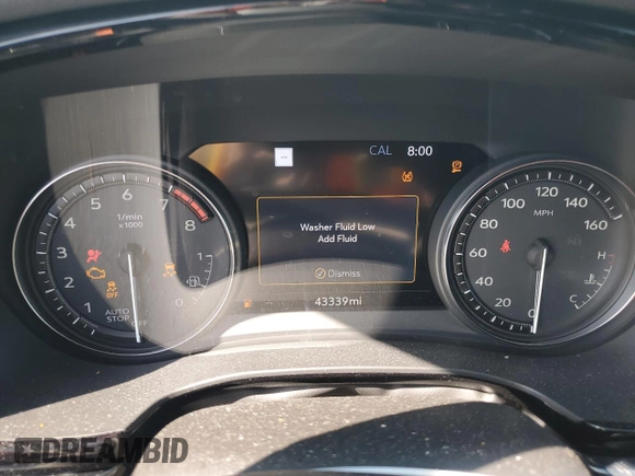 2024 Cadillac XT6 FWD Premium Luxury with VIN 1GYKPCRS4RZ702383, listed as a Copart auction lot 53346745 with 43,339 mi miles and Salvage title. Bid and sale history available at DreamBid. Image 9.