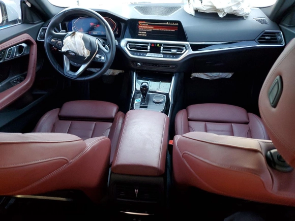 2022 BMW 2 Series 230i with VIN 3MW23CM04N8C67454, listed as a Copart auction lot 74141554 with 32,676 mi miles and Salvage Title. Bid and sale history available at carsss.com. Image 8.
