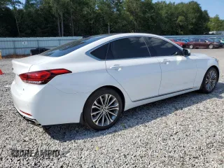 2016 Hyundai Genesis 3.8L with VIN KMHGN4JE3GU137580, listed as a Copart auction lot 70506344 with 75,158 mi miles and Salvage Title. Bid and sale history available at carsss.com. Image 3.