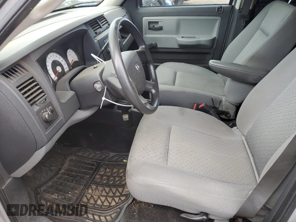2008 Dodge Dakota ST with VIN 1D7HE28K18S521434, listed as a Copart auction lot 63394744 with 164,600 mi miles and Clean Title. Bid and sale history available at carsss.com. Image 7.
