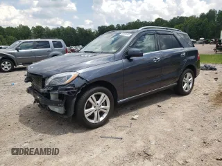 2014 Mercedes-Benz M 350 with VIN 4JGDA2EB5EA330282, listed as a Copart auction lot 65318165 with 143,633 mi miles and Salvage title. Bid and sale history available at DreamBid. Image 1.