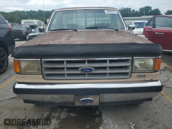 1987 Ford F-150 with VIN 2FTEF15H8HCA66731, listed as a Copart auction lot 58696774 with 81,683 mi miles and Salvage Title. Bid and sale history available at carsss.com. Image 5.
