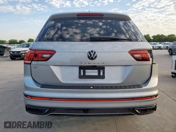 2024 Volkswagen Tiguan SE R-Line Black with VIN 3VVCB7AX9RM093060, listed as a Copart auction lot 56354345 with 12,084 mi miles and Salvage title. Bid and sale history available at DreamBid. Image 6.