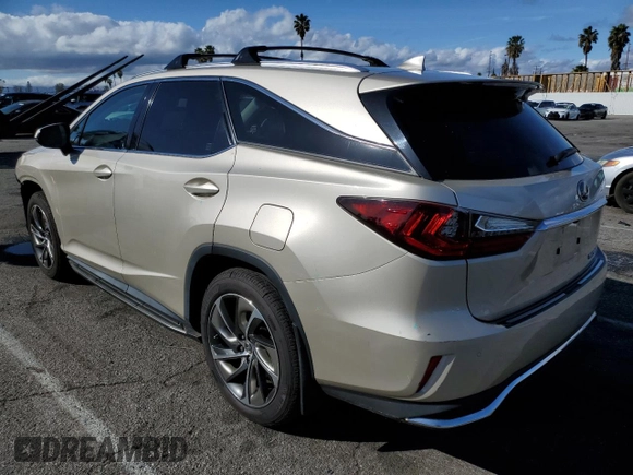 2019 Lexus RX 350L Premium with VIN JTJGZKCAXK2012648, listed as a Copart auction lot 44417555 with 27,464 mi miles and Salvage title. Bid and sale history available at DreamBid. Image 2.