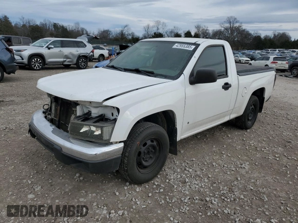 2006 GMC Canyon Work Truck with VIN 1GTCS148368158209, listed as a Copart auction lot 42955385 with 132,992 mi miles and Salvage Title. Bid and sale history available at carsss.com. Image 1.