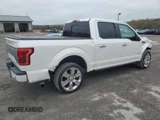 2017 Ford F-150 XL with VIN 1FTEW1EG0HFA91988, listed as a Copart auction lot 52924075 with 153,836 mi miles and Clean Title. Bid and sale history available at carsss.com. Image 3.