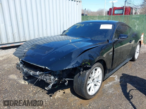 2024 Ford Mustang GT with VIN 1FA6P8CF9R5400357, listed as a IAAI auction lot 41841076 with 18,016 mi miles. Bid and sale history available at carsss.com. Image 2.