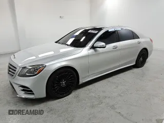2018 Mercedes-Benz S 560 with VIN WDDUG8GB1JA349186, listed as a Copart auction lot 51343815 with 88,205 mi miles and Clean Title. Bid and sale history available at carsss.com. Image 1.